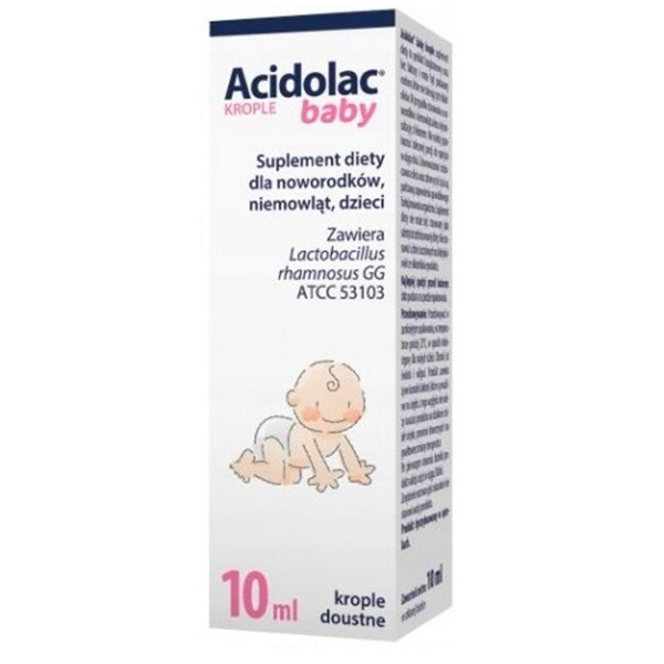 Acidolac Baby probiotyk dla dzieci w kroplach 10ml