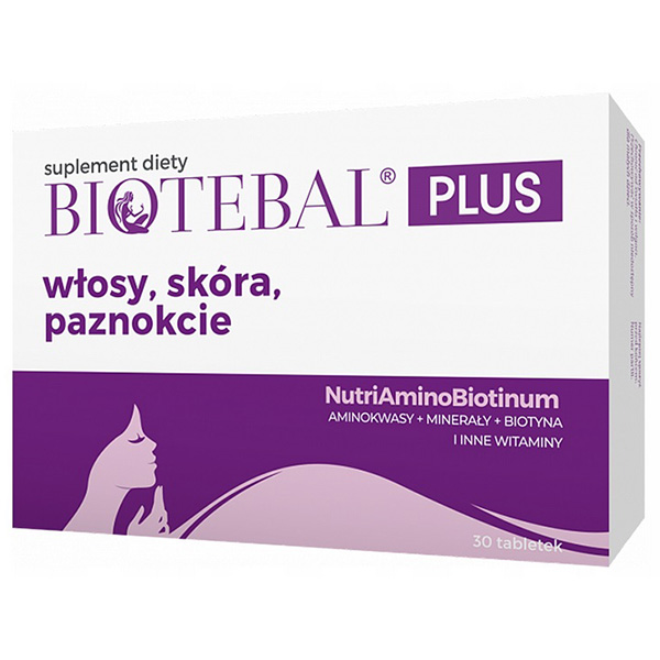 Biotyna na idealne włosy Biotebal PLUS od Polpharma