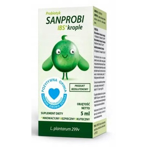 Probiotyk dla dzieci w kroplach Sanprobi IBS 5ml