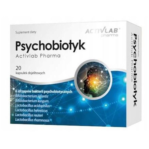 Psychobiotyk w kapsułkach razem z probiotykiem od activlab