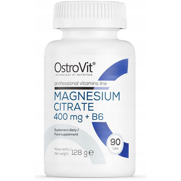 Cytrynian Magnezu 400mg z Witaminą B6 - OstroVit