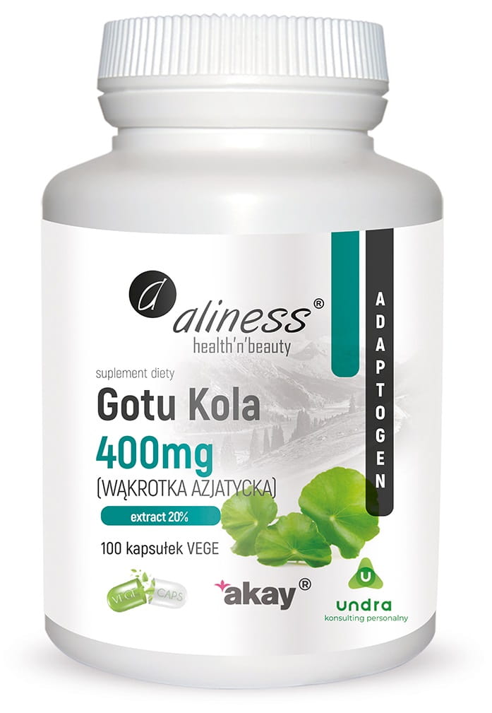 Aliness GotuKola 400mg 100 kapsułek 