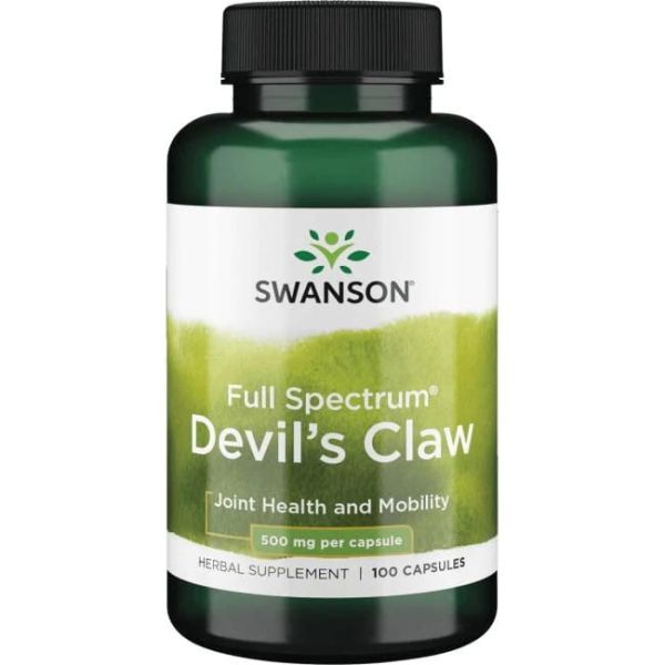 Devil's Claw w kapsułkach od Swanson idealny na stawy