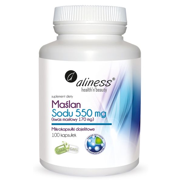 Maślan sodu 550mg w kapsułkach od Aliness