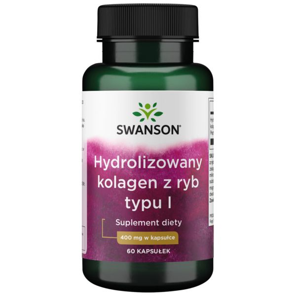 Swanson kolagen rybi hydrolizowany w kapsułkach