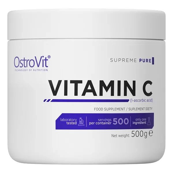 Witamina C w proszku OstroVit Supr Pure 500g